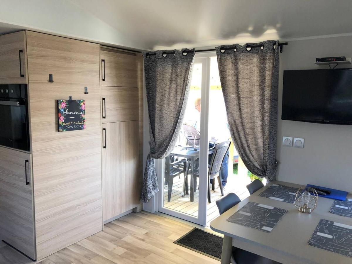 Mobil home neuf 6/8 pers Biville-sur-Mer Exterior foto