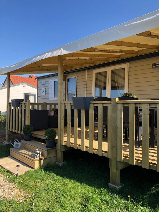 Mobil home neuf 6/8 pers Biville-sur-Mer Exterior foto