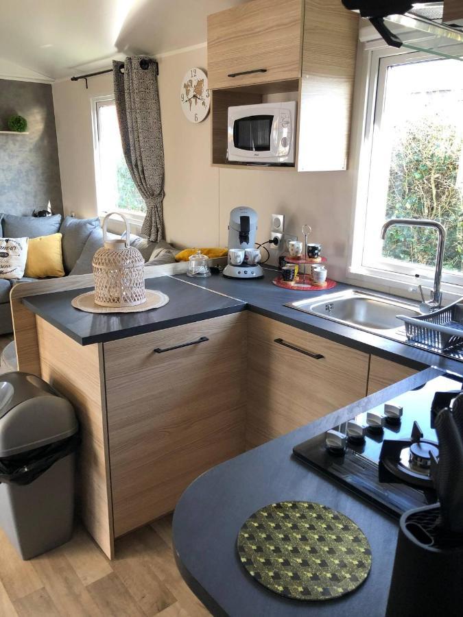 Mobil home neuf 6/8 pers Biville-sur-Mer Exterior foto